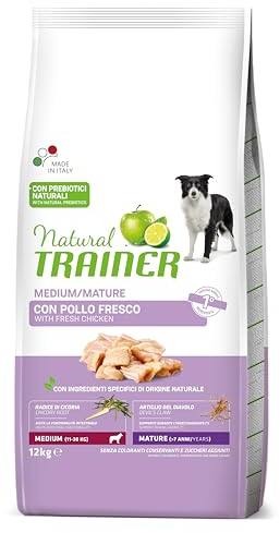 Natural Trainer Medium Reife Hunde mit Huhn - 12 kg