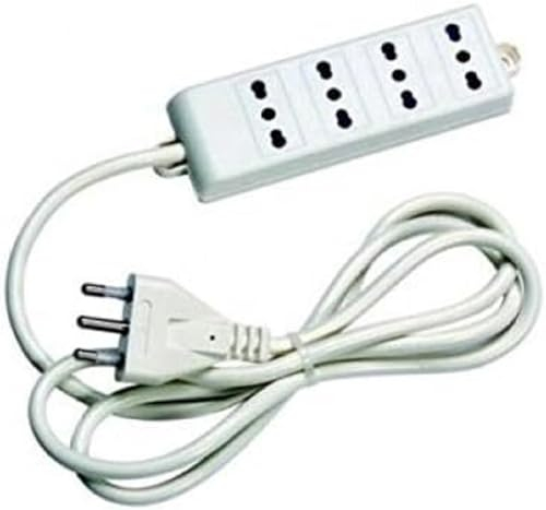 Link LKMP04F Multiprese a 4 Prese 10/16, Spina Tripolare Italiana 16A, Cavo da 1.5 m