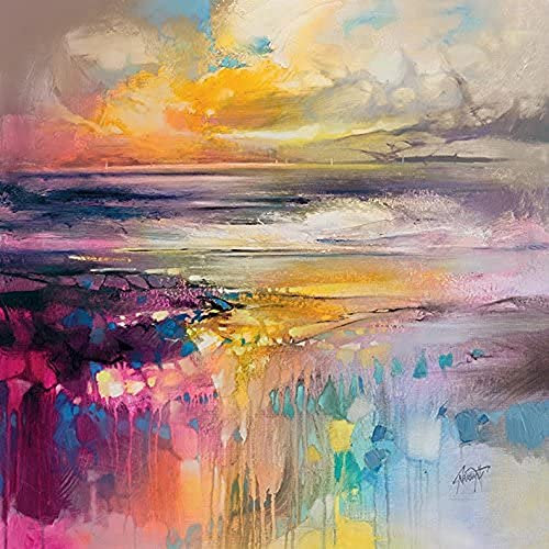 Scott Naismith 'Liquid Reflections' Kunstdruck auf Leinwand,40 x 40 cm