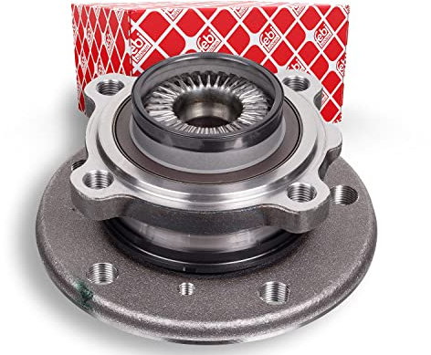 febi bilstein 102830 Wheel Bearing Kit with wheel hub and ABS sensor ring, pack of one