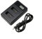 DUBENS Câble USB 5 V 2 A Double batterie Chargeur puissant pour caméra GoPro HD 3 3+