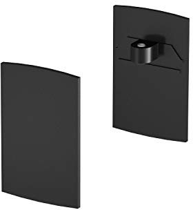 SLV H-PROFIL Endkappen, schwarz
