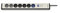 EHMANN 0615x00078001 Master/Slave PRO Aluminium Steckdosenleiste, 5+2-Fach (1 Master, 4 Slaves, 2 Permanente), einstellbare Schaltschwelle 7-100 Watt, Überspannungsschutz, 1,5 m Zuleitung