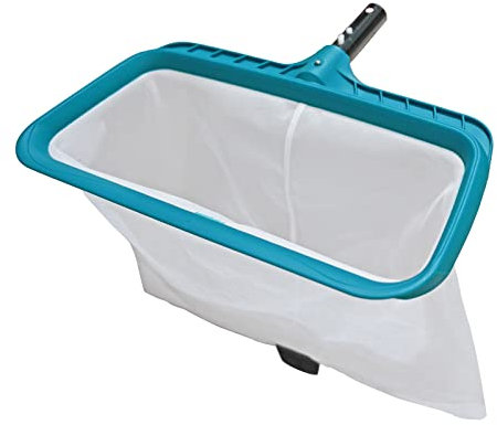 POOLWHALE Professional Pool Skimmer Net, Heavy Duty Swimming Leaf Rake Cleaning Tool with Deep Fine Nylon Mesh Net Bag - Fast Cleaning,Easy Scoop Edge,Debris Pickup Removal
