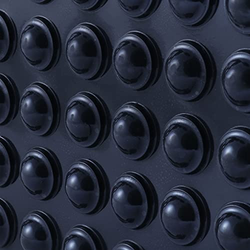 3M Bumpons SJ 6125 autoadesivi semi-sferici con base cilindrica, nero, diametro 15,9 mm, altezza 4,75 mm, 40 pezzi