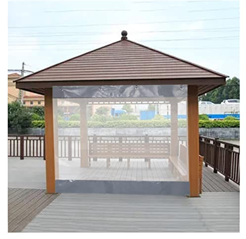 KFGDFD Trennwand Veranda Garagen Vorhang Pavillon Garage Terrassenvorhang Transparent Terrassenvorhang möbel Pflanzengewächshaus, Verschiedene Größen (Size : 1.2x2.5m)