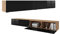 PLATAN ROOM Fernsehschrank TV-Lowboard 105/140 / 160/210 / 280 In Weiß Hängend Oder Stehend Hochglanz Matt (210 x 30 x 32, Eiche Gold/Schwarz Hochglanz)