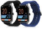 kwmobile 2X Sportarmband kompatibel mit IOWODO R5 / R3 Pro Armband - Fitnesstracker Band Set aus TPU Silikon