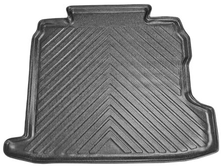 apline Compatible con Opel Astra H (A04) Berlina 2007-2015 Flexible Tronco Alfombra De Carga Piso de Carga Bandeja Maletero Trasero Negro