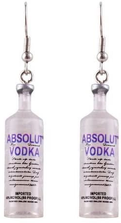 Lovely Beer Mug Dangle Earrings Handmade Lightweight Drink Bottle Earrings Funny Food Earrings for Women Beer Lover Statement Jewelry Gifts-white, Acrylic, Alloy