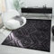 VIMODA Teppich Modern Super Weich Wohnzimmer Teppich, 3D Effekt, Skandinavisch, Farbe:Anthrazit, Maße:133 x 190 cm