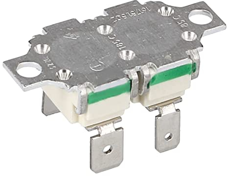 ensipart Temperaturbegrenzer kompatibel mit Bosch 00627029 Sicherheitsthermostat für Backofen 2 Keramik-Themperaturbegrenzer 85°C 185 °C