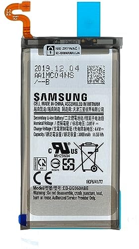 INNCOMM Original Akku für Samsung Galaxy S9 SM-G960 Original OEM - 3000 mAh Lithium-Ionen-Batterie - Fabrikneu GH82-15963A mit Würfel