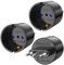 Reiseadapter, 3er Pack DE auf IT Reisestecker Adapter 2 Pin Europa auf 3 Pin Italien Stecker Typ L Schuko Adapter EU auf Italien Chile, Schwarz