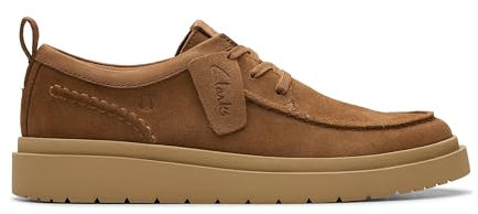 CLARKS Herren Polden Moc Shoes, Cola Suede, 44 EU