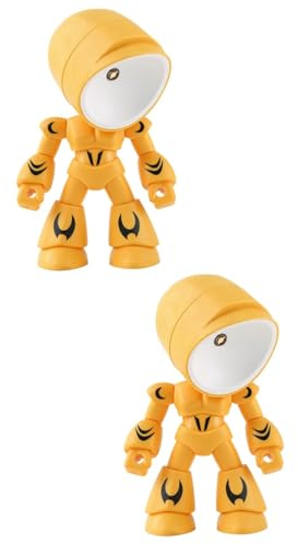 DOITOOL 2St -Tischlampe -LED-Lampe dekorative Tischleuchte Halloween deko Halloween-Dekoration Tischroboter Nachtlichter für Kinderzimmer am Kinderlampe klein