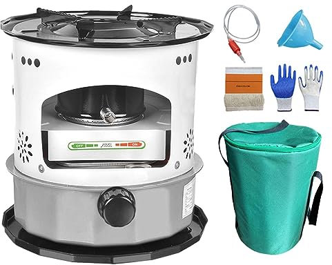 Povanjer Poêle à kérosène pour la Cuisine | Poêle à Coupe-Vent pour Tente de Maison | Four de brûleur de Pique-Nique de Camping, poêle à kérosène Portable, poêle de Camping pour L'Aventure en Plein