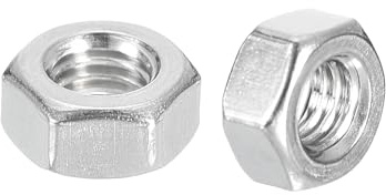 METALLIXITY 25 Stück Sechskantmuttern M8x1mm 304 Edelstahl Silber. | metrisches Feingewinde, Für DIY-Heimreparaturen Maschinenbau