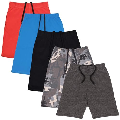 A2Z 4 Kids Boys Cotton Stretch - Shorts S07 5 Pack A 5-6