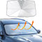 Auto Frontscheiben Sonnenschutz, für Opel Zafira C Tourer 2011-2019 Wärmeisolierung Faltbarer Einfache Lagerung UV Schutz Sonnenschirm