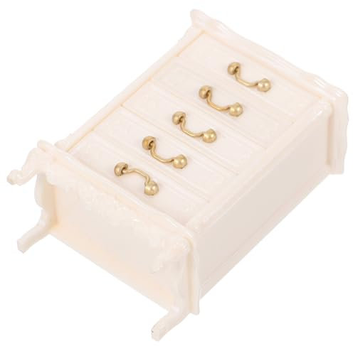NAMOARLY Miniature Cabinet De Rangement pour Maison De Poupée Meuble Miniature pour Décoration De Chambre Salon Ou Salle à Manger Accessoire