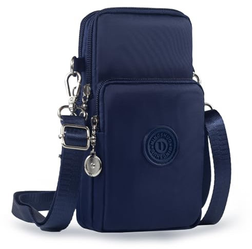 JANKS Kleine Crossbody Tasche für Damen,Mini-Handy Geldbōrse, Handtasche, Schultertasche, 010 Darkblue, X-Large