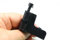 AWITALIA - 1 Coppia piedini per zanzariera a kit per guida da mm.40x22 per aggancio porta maniglia facile da montare nostra produzione, GARANZIA 10 ANNI. Colore (Nero)