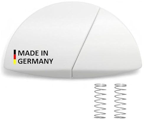 Friatec SANIT Set Drucktaste - Spültaste mit Federn für FRIABLOC F100, F200 (OEM Ersatzteil Referenz 333401) Made in Germany (Weiss)