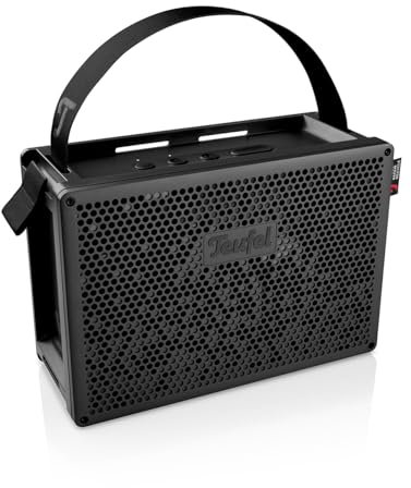 Teufel MYND - Haut-parleur Bluetooth portable étanche IP67, système 2.1 avec jusqu'à 42 heures d'autonomie, fonction Power Bank - Noir chaud