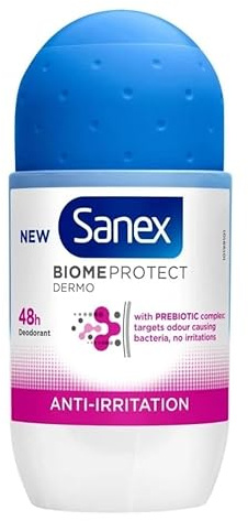 Sanex Biome Protect Dermo Anti-Irritation Deo Roller - 6 x 50 ml