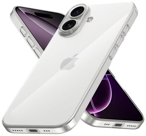 CELLBEE Ultra Dünn Hülle für iPhone 17 Case 0,45mm Durchsichtig für MagSafe | Eines der dünnsten Cases weltweit: Schutzhülle in Clear, 0,45mm, vergilbt nicht, für MagSafe, Voll-Kameraschutz