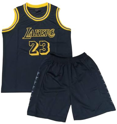 Basketball Trikot Kinder, Basketball Kleidung Spieltrikots Jungen 2 Stücke | Basketball Shirt und Shorts Trainingskleidung Sportbekleidung Sports Sets