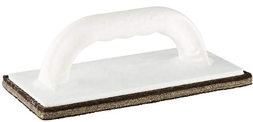 Kronenhansa 401224 Reibebrett aus Hartfilz, 12 x 24 x 1 cm, Weiß/Schwarz