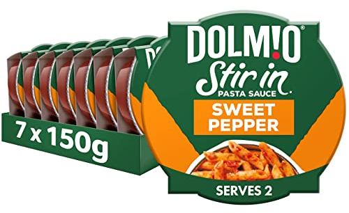 Dolmio Stir In Sweet Pepper Pasta Sauce, Bulk Multipack 7 x 150 g pots