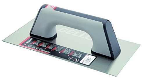 Bellota 5861-1 BIM INOX - Llana recta de acero inoxidable (300x150mm) con mango bimaterial