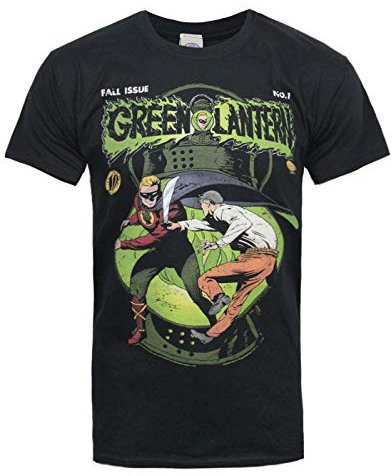 Green Lantern Comic Men's T-Shirt Grey