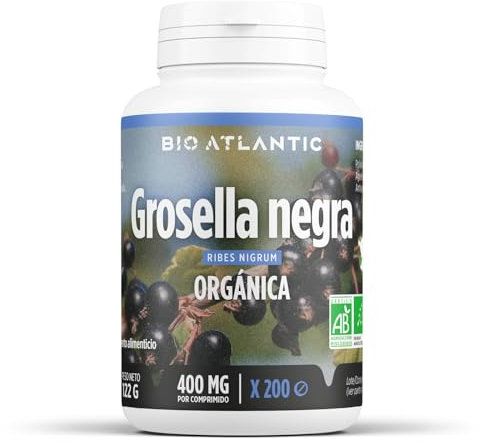 Grosella Negra Orgánica - 400 mg - 200 comprimidos
