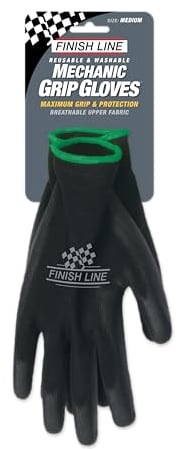 Finish Line Handschuhe-4500214 Handschuhe, Schwarz, L/XL (2er Pack)