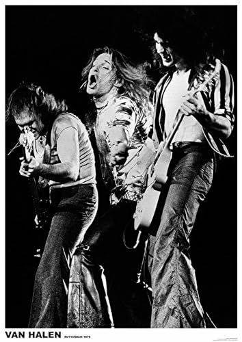 Unbekannt Van Halen Poster Rotterdam 1979
