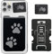 The Gecko Adhesive Card Wallet for Cell Phones, Ultra Slim & Custom Designed (Hund - Gross)