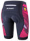 NICEWIN Radlerhose Damen mit Sitzpolster 4D Gepolstert Fahrradhose kurz Sporthose Atmungsaktive Schnell Trocknende Stoßfeste Radlershorts Damen,M,Rot