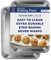 Ultra Cuisine Baking Sheet Set of 2 - Quarter Sheet Baking Pans - Aluminum, Non-Warping Rimmed Cookie Sheets for Baking, Roasting and Cooking - Heavy Duty, Non-Toxic, Easy Clean Oven Pans, 9x13