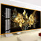 Nicole Knupfer 5D Diamant Malerei Full Kits, DIY 5D Diamant Painting Goldene Rose Crystal Strass Stickerei Cross Stitch (120 * 50cm)
