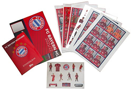 FC Bayern München Stickeralbum mit XXL-Poster und 149 Stickern FCB Album DIN A4