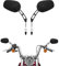 TCMT Universal 8 mm Rückspiegel passend für Harley Davidson Sportster XL Touring Dyna Bobber Chopper 1982–2021