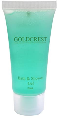Goldcrest Shower Gel 50 x 20ml Hotel B&B Gym Lodges Home Travel Camper Van