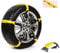 ZYLXJ 10stück Reifen Schneeketten für Tesla Model 3 / Model Y/Model S/Model X, Universal Reifenketten AntiRutsch Ketten Schneeketten, für Reifenbreite 165-295mm