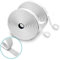Chepi Hook and Loop Tape - (8m x 20mm), Heavy-Duty, Weather Repellent & Water-Resistant - Nylon Double-Sided Hook and Loop Tape Self Adhesive in White - Ideal for Home, Office & DIY Crafts