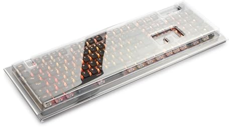 Decksaver Cover für die Roccat Vulcan 100/120/Pro AIMO Tastaturserie - geräucherte/klare Schutzhülle, hergestellt in Großbritannien - Erstklassige Schutzabdeckung für Profi-Gamer