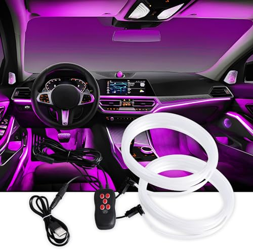 Defvnsy Innenraumbeleuchtung Auto 12V, RGB LED Deko Ambientebeleuchtung Auto, USB LED Lichtbänder mit Fernsteuerung, für Innenraum Fußraumbeleuchtung Unterbodenbeleuchtung Autodekoration